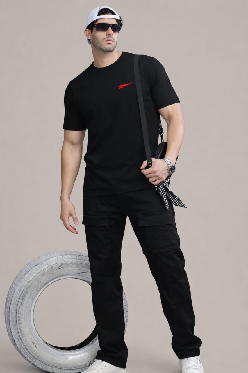 Men's Classic Crew T-Shirt - Discipline, Execution, Dedication Lion Head Back Print