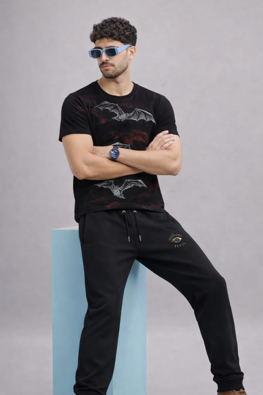 Dark Shadow Bats All-Over Print Unisex Tee