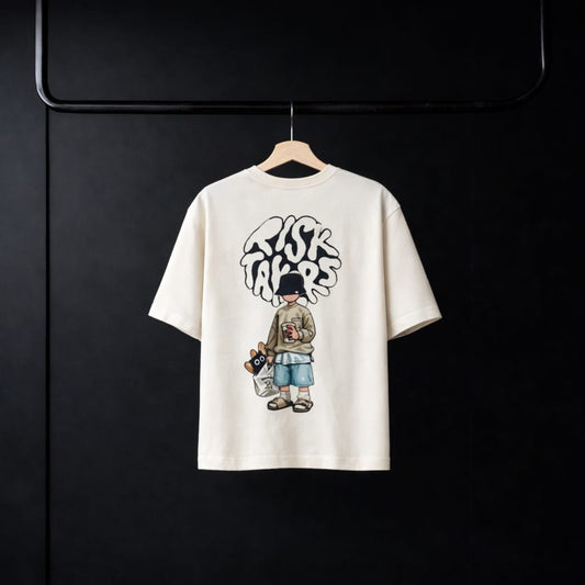 Mystic Vibe Graffiti Drop Shoulder Tee